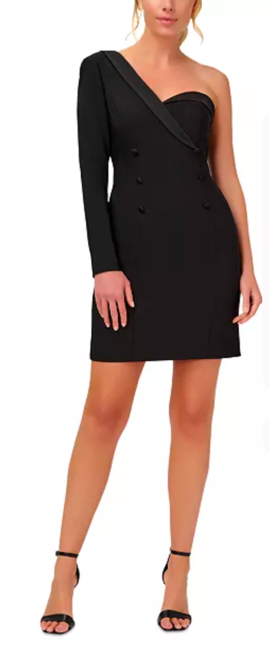 Aidan by Aidan Mattox
Women's Asymmetrical-One-Shoulder Sheath Dress size 10